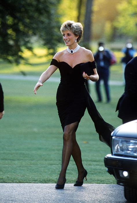 princess diana black versace dress|Princess Diana evening gowns.